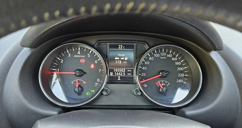 Nissan Qashqai cena 35999 przebieg: 165500, rok produkcji 2011 z Zakliczyn małe 781